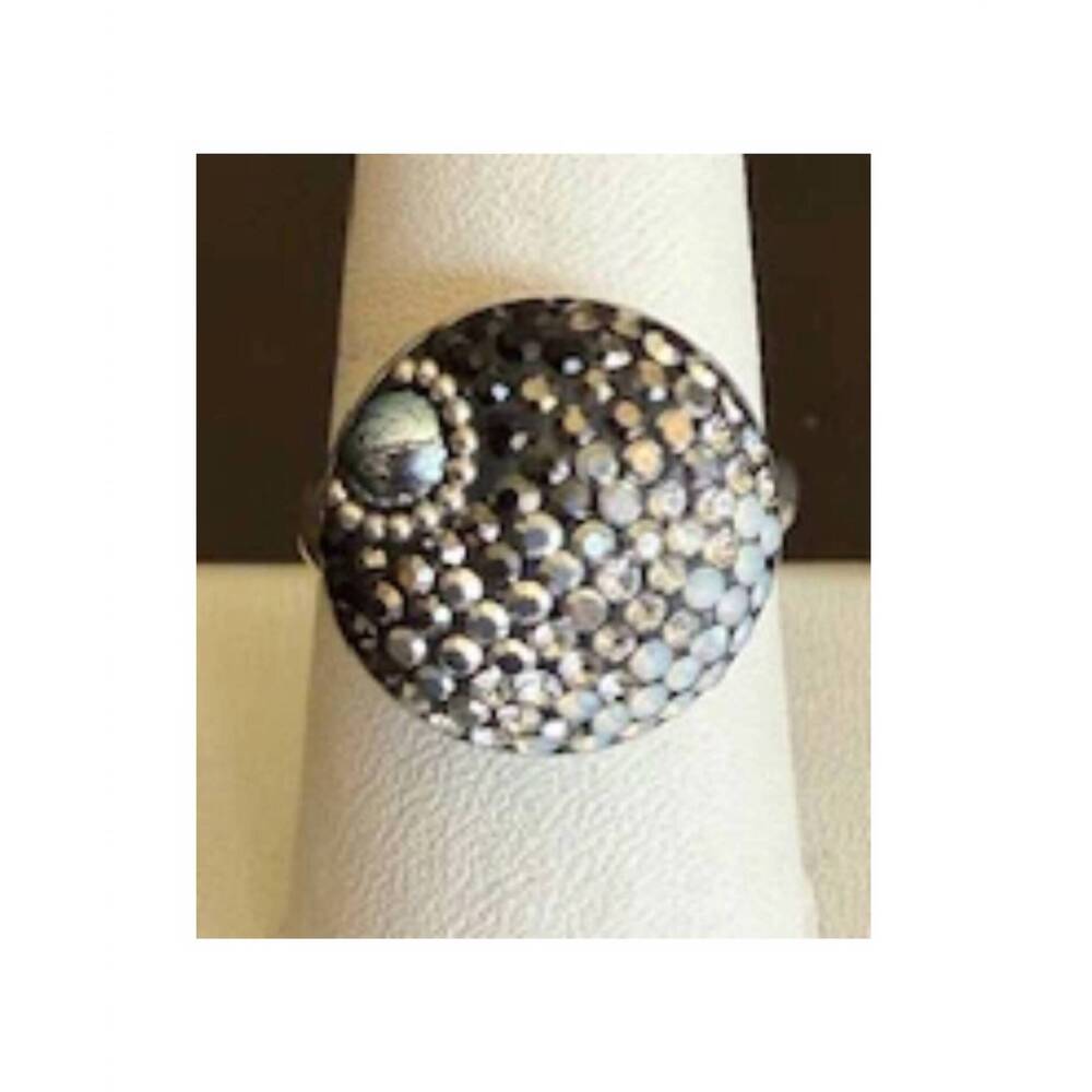 NEW MOSAICO women's crystal cocktail ring in multi color